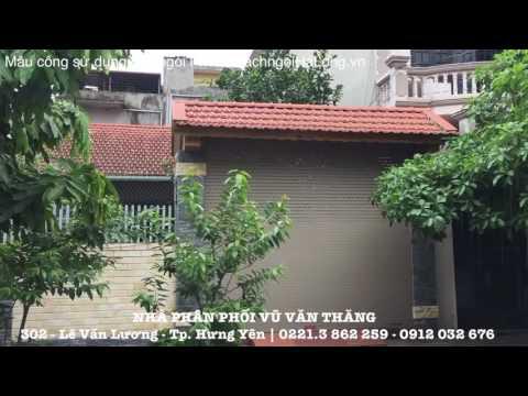 Mẫu Cổng Sử Dụng Ngói Viglacera Hạ Long | Gạch Ngói Hạ Long | Www.gachngoihalong.vn