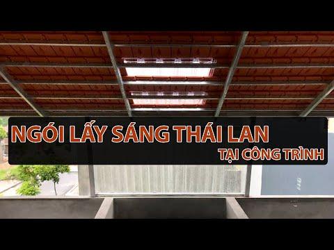 Ngói Lợp Lấy Sáng Thái Lan Tại Công Trình | Ngói Lấy Sáng Thái Lan | Ngói Lợp 22 Lấy Ánh Sáng
