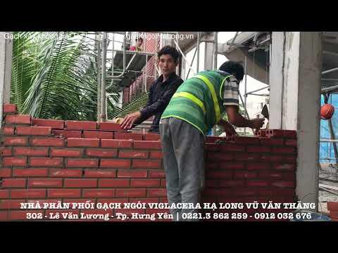 Thi Công Gạch Xây Không Trát Trang Trí Viglacera Hạ Long | Gạch Ngói Hạ Long | Www.gachngoiHaLong.vn