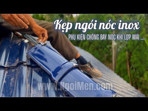 Kẹp Ngói Nóc Inox | Phụ Kiện Chống Bay, Giật, Tung Nóc Khi Lợp Mái | Kẹp Ngói Nóc Inox Cao Cấp