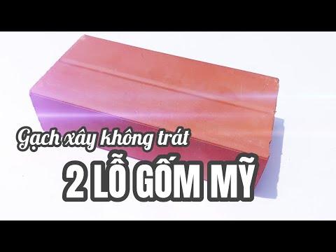 Gạch Xây 2 Lỗ Không Trát Gốm Mỹ | Gạch Xây 2 Lỗ Không Tô Gốm Mỹ | Gạch Trang Trí Không Trát Gốm Mỹ
