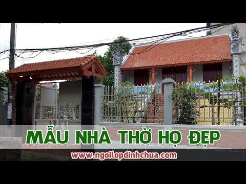 Mẫu Nhà Thờ Gia đình đẹp | Ngói Lợp đình Chùa | Www.ngoilopdinhchua.com