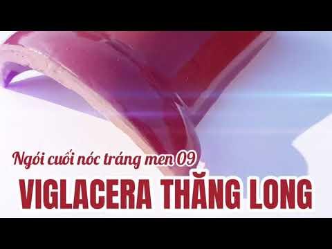 Ngói Cuối Nóc Màu 09 đỏ Tráng Men Viglacera Thăng Long | Cuối Nóc Tráng Men Màu đỏ 09 Viglacera