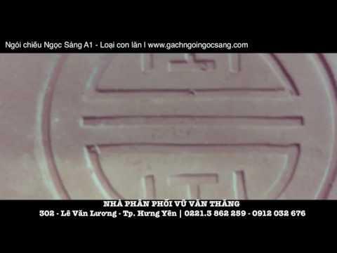 Ngói Chiếu Ngọc Sáng A1 - Loại Con Lăn | Gachngoingocsang.com | Gạch Ngói Ngọc Sáng