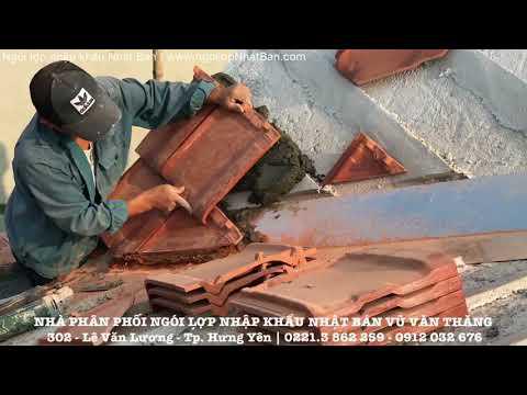 Lợp Ngói Nhập Khẩu Nhật Bản Tại Công Trình | Nhà Phân Phối Vũ Văn Thắng | Ngói Lợp Nhật Bản