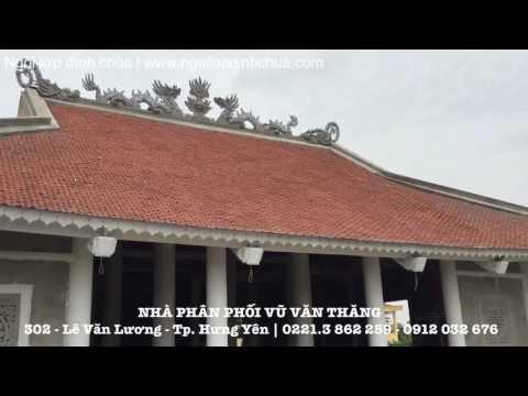 Mẫu Ngói Sò Lợp đình Làng | Ngói Lợp đình Chùa | Www.ngoilopdinhchua.com