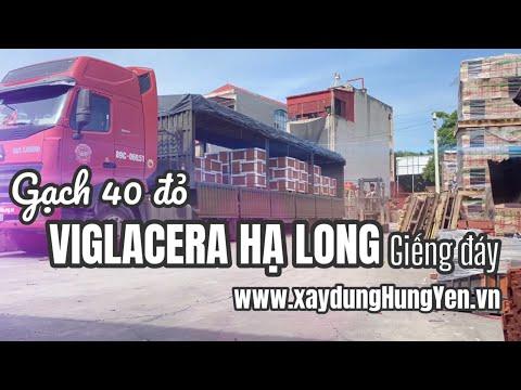 Gạch 40 đỏ Viglacera Hạ Long - Giếng Đáy | Nhà Phân Phối Vũ Văn Thắng - 0221.3 862 259