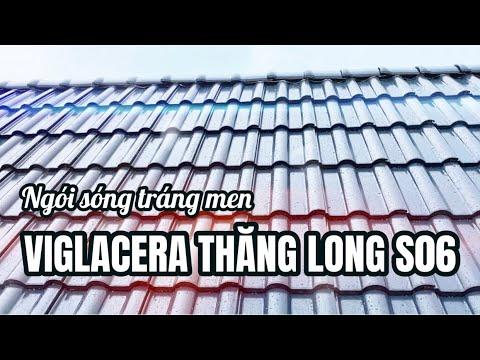 Ngói Sóng Tráng Men Viglacera Thăng Long Xanh S06 | Ngói Lợp Tráng Men Viglacera Thăng Long S06