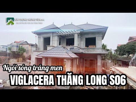 Ngói Tráng Men Xanh đậm S06 Viglacera Thăng Long | Ngói Sóng Tráng Men Xanh Viglacera Thăng Long