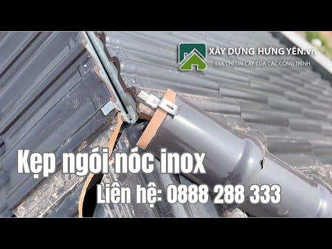 Kẹp Ngói Nóc Inox - Kẹp Ngói Rìa Inox Không Gỉ Là Giải Pháp Cố định Cho Những Viên Ngói Nóc Khi Lợp