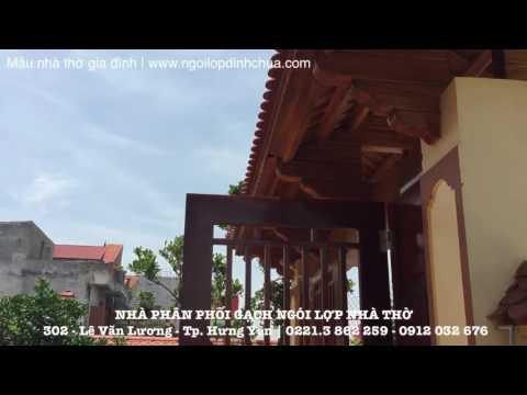 Mẫu Nhà Thờ Gia đình đẹp | Gạch Ngói Nhà Thờ - đình Chùa | Www.ngoilopdinhchua.com