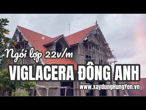 Biệt Thự Sử Dụng Ngói Lợp 22v/m Viglacera Đông Anh | Phân Phối Bởi Cty Đức Thắng | 0221.3 862 259