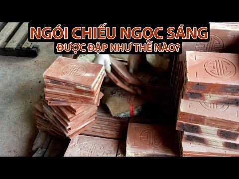 Đập Ngói để Ra Sản Phẩm Ngói Chiếu Ngọc Sáng | Gạch Ngói Ngọc Sáng | Www.xaydungHungYen.vn