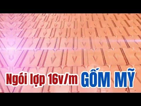 Ngói 16v/m Gốm Mỹ | Ngói Lợp Gốm Mỹ 16v/m | Ngói Lợp Cao Cấp Gốm Mỹ Tại Hưng Yên |GachngoiGomMy.com