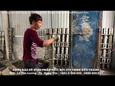 Xưởng Sản Xuất Hàng Rào Bê Tông Ly Tâm Đức Thắng | Xây Dựng Hưng Yên| Www.hangraoHungYen.com