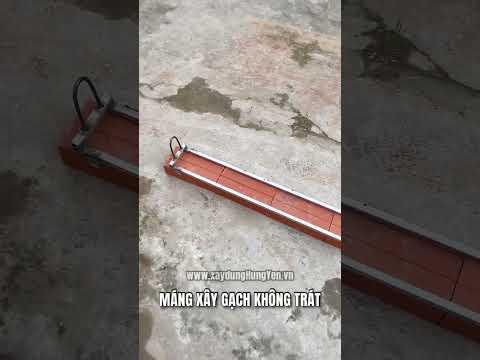 Công Cụ Hỗ Trợ Xây Gạch Không Trát đều Mạch. Sản Phẩm Tự Chế, Chia Sẻ Anh Em Tham Khảo