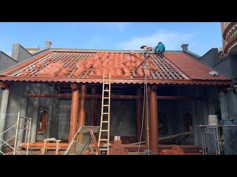 Nhà Thờ Gia đình 3 Gian Sử Dụng Ngói Mũi Cổ 2 Vai Giếng Đáy | Xây Dựng Hưng Yên.vn | 0221.3 862 259