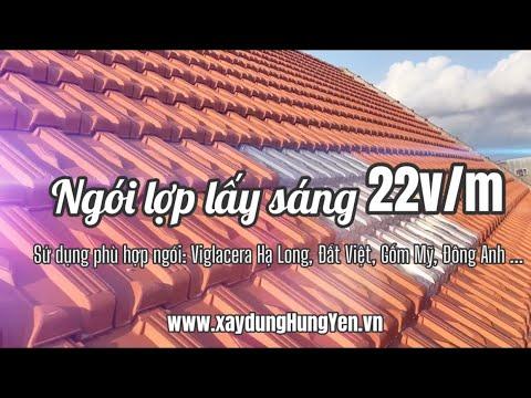 Ngói Lợp Lấy Sáng Thái Lan 22v/m | Ngói Nhựa Lấy Sáng | Ngói Lấy Sáng Viglacera Hạ Long, Đất Việt