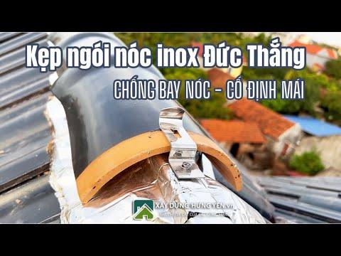 Kẹp Ngói Nóc Inox | Kẹp Ngói Sóng Inox | Kẹp Ngói Men Inox | Phụ Kiện Lợp Mái Ngói Nhật - Mái Thái