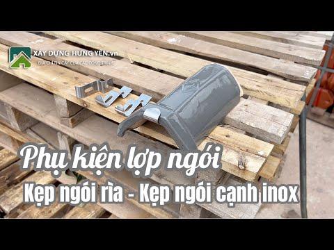 Phụ Kiện Lợp Ngói - Kẹp Ngói Rìa Inox Không Gỉ | Kẹp Ngói Cạnh Inox Không Gỉ | Kẹp Ngói Rìa Inox