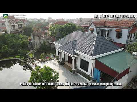 Ngói Lợp Hai Sóng Tráng Men Viglacera Hạ Long Vi-CLIN 10 V/m2 Xanh | Ngói Lợp Cao Cấp Viglacera