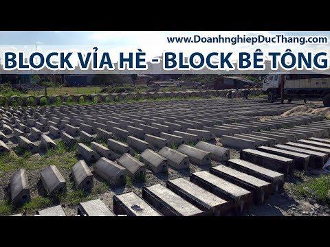 Block Bê Tông - Block Vỉa Hè | Khấu Kiện Bê Tông | Www.doanhnghiepducthang.com