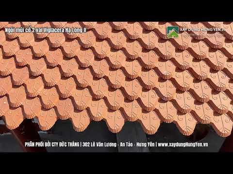Ngói Mũi Cổ 2 Vai Viglacera Hạ Long 2 - Viglacera HL2 - Sản Phẩm Dùng Cho Các Công Trình Tâm Linh