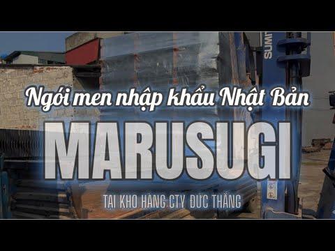 Xuất Ngói Lợp Tráng Men Nhập Khẩu Nhật Bản Marusugi Tại Kho Hàng Cty Đức Thắng | Ngói Men Nhập Khẩu