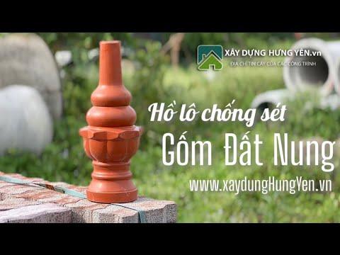 Hồ Lô Chống Sét Hình Sao Gốm đất Nung | Hồ Lô Thu Lôi Gốm đất Nung đỏ