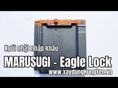 Ngói Nhật Nhập Khẩu Marusugi Eagle Lock Màu Ghi | Ngói Phẳng Nhập Khẩu | Ngói Nhật Cao Cấp Nhập Khẩu