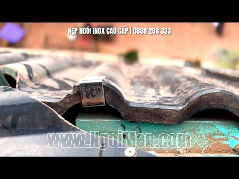 Kẹp Ngói Inox Cao Cấp | Phụ Kiện Lợp Mái Siêu Nhanh - Chắc Chắn - Bền Trước Gió Bão