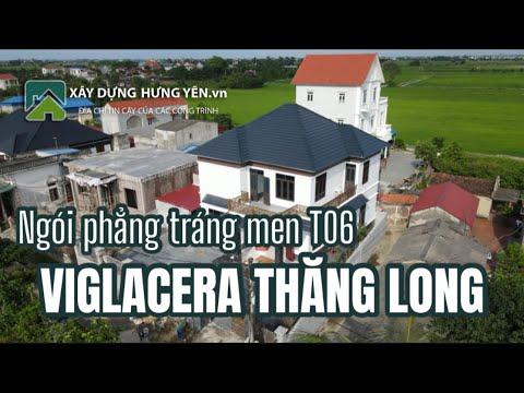 Biệt Thự Mái Nhật Sử Dụng Ngói Phẳng Tráng Men Xanh T06 Viglacera Thăng Long | Ngói Lợp Viglacera