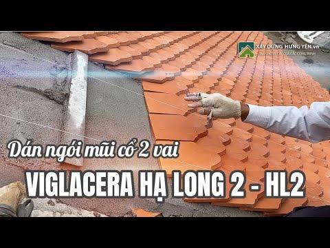 Dán Ngói Mũi Cổ - Ngói Hài Ri Viglacera Hạ Long 2 - HL2 Dùng Lợp Nhà Thờ Và Các Công Trình Tâm Linh