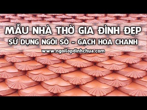 Mẫu Ngói Sò - Gạch Hoa Chanh Lợp Nhà Thờ | Ngói Lợp đình Chùa | Www.ngoilopdinhchua.com