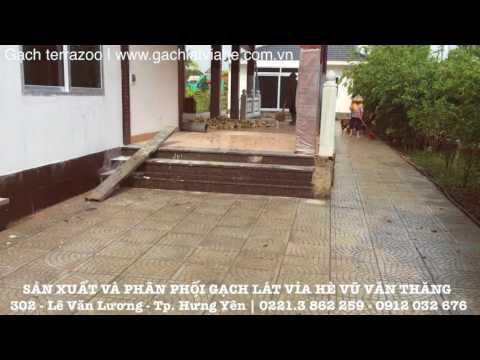 Gạch Terrazoo Màu Ghi | Gạch Lát Vỉa Hè | Www.gachlatviahe.com.vn