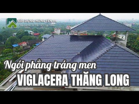 Biệt Thự Sử Dụng Ngói Phẳng Tráng Men Viglacera Thăng Long Ghi T03 | Tổng Kho Phân Phối Hưng Yên