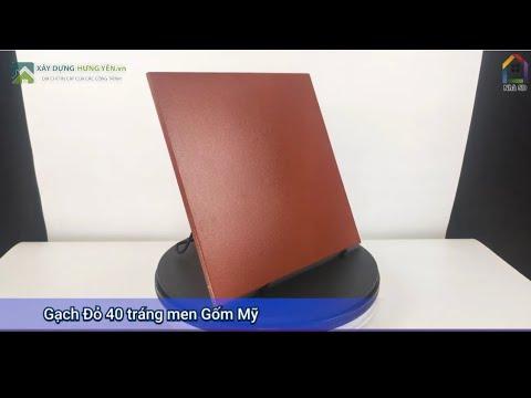 Gạch 40 đỏ Tráng Men Gốm Mỹ | Gạch Ngói Gốm Mỹ | Gạch Gốm Mỹ Tráng Men | Gạch Gốm Mỹ Tại Hưng Yên