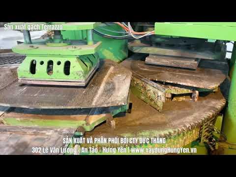 Sản Xuất Gạch Lát Vỉa Hè Terrazzo Tại Kho Hàng Cty Đức Thắng