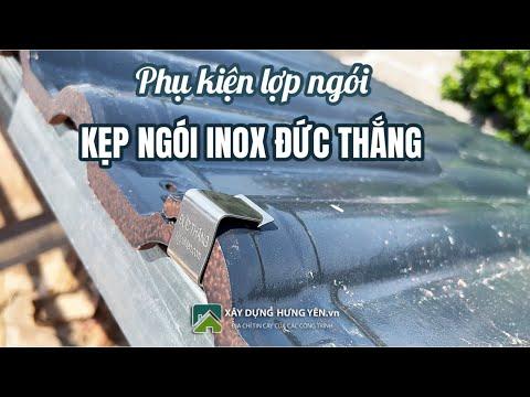 Kẹp Ngói Cắt Inox Không Gỉ Tại Công Trình Mái Nhật | Phụ Kiện Kẹp Ngói Inox Cố định Cho Xối Mái Nhật