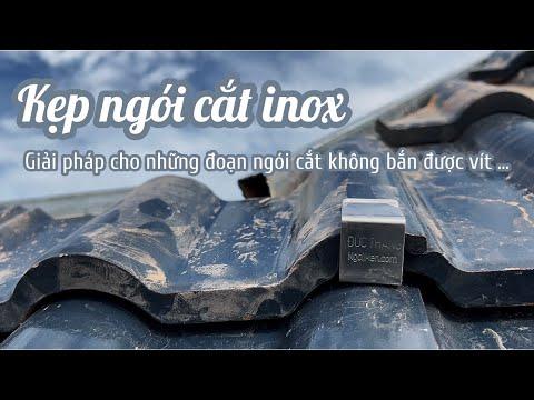 Kẹp Ngói Cắt Inox Chống Gỉ | Phụ Kiện Không Thể Thiếu Khi Lợp Mái | Dành Cho Mái Thái, Mái Nhật