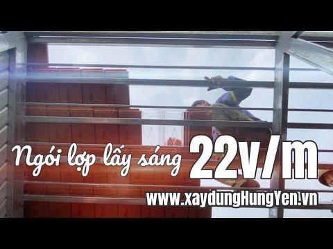 Ngói Lợp Lấy Sáng 22v/m Dùng Phù Hợp Các Sản Phẩm Ngói Lợp Viglacera Hạ Long, Đất Việt, Gốm Mỹ