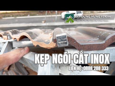 Phụ Kiện Lợp Ngói | Thi Công Kẹp Ngói Cắt Inox Không Gỉ - Giải Pháp Cho Những đoạn Ngói Cắt Khi Lợp