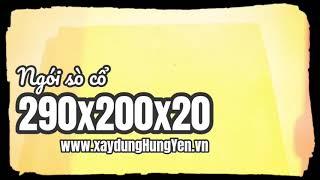 Ngói sò cổ 290x200x20 | Sản phẩm sử dụng cho các công trình tâm linh như nhà thờ gia đình, đền, chùa