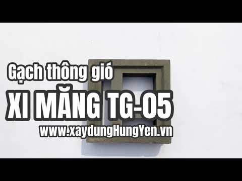 Gạch Thông Gió Xi Măng TG-05 | Gạch Bông Gió Tại Hưng Yên | Gạch ô Thoáng Xi Măng Tại Hưng Yên