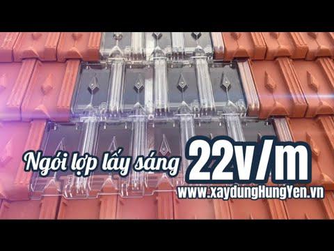 Ngói Lợp Lấy Sáng 22v/m | Ngói Nhựa Lấy Sáng 22v/m | Ngói Lợp Xuyên Sáng 22v/m