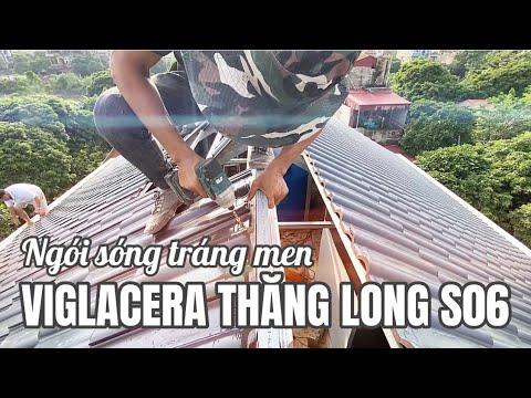 Ngói Sóng Tráng Men Màu Xanh S06 Viglacera Thăng Long Tại Công Trình | Viglacera Thăng Long Xanh S06
