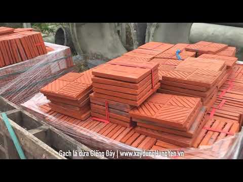 Gạch Lá Dừa Giếng Đáy | Gạch Lát Sân Giếng Đáy | Gạch Ngói Giếng Đáy | Xây Dựng Hưng Yên.vn