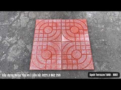 Gạch Terrazzo TD40 - 1002 | Gạch Lát Vỉa Hè | Gạch Lát Sân Vườn | Xây Dựng Hưng Yên.vn