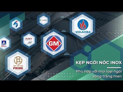 Kẹp Ngói Nóc Inox - Phụ Kiện Lợp Mái Dành Cho Các Dòng Ngói Nóc Tráng Men Viglacera, Prime, Takao ..