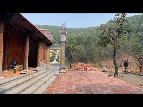 Nhà Thờ Gia đình 5 Gian Giáp Núi, Sử Dụng Ngói Sò Viglacera VHL2 Hạ Long | Ngói Lợp Nhà Thờ